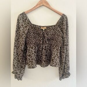 Floral Women's Top sz L